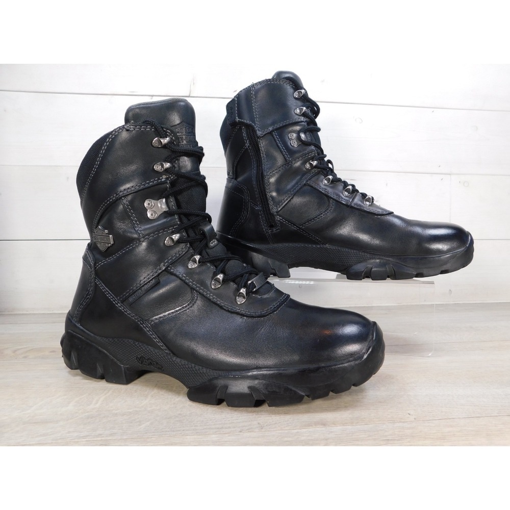 Harley-Davidson Felix Men's 9.5 Waterproof Black Leather Riding Boots D95333